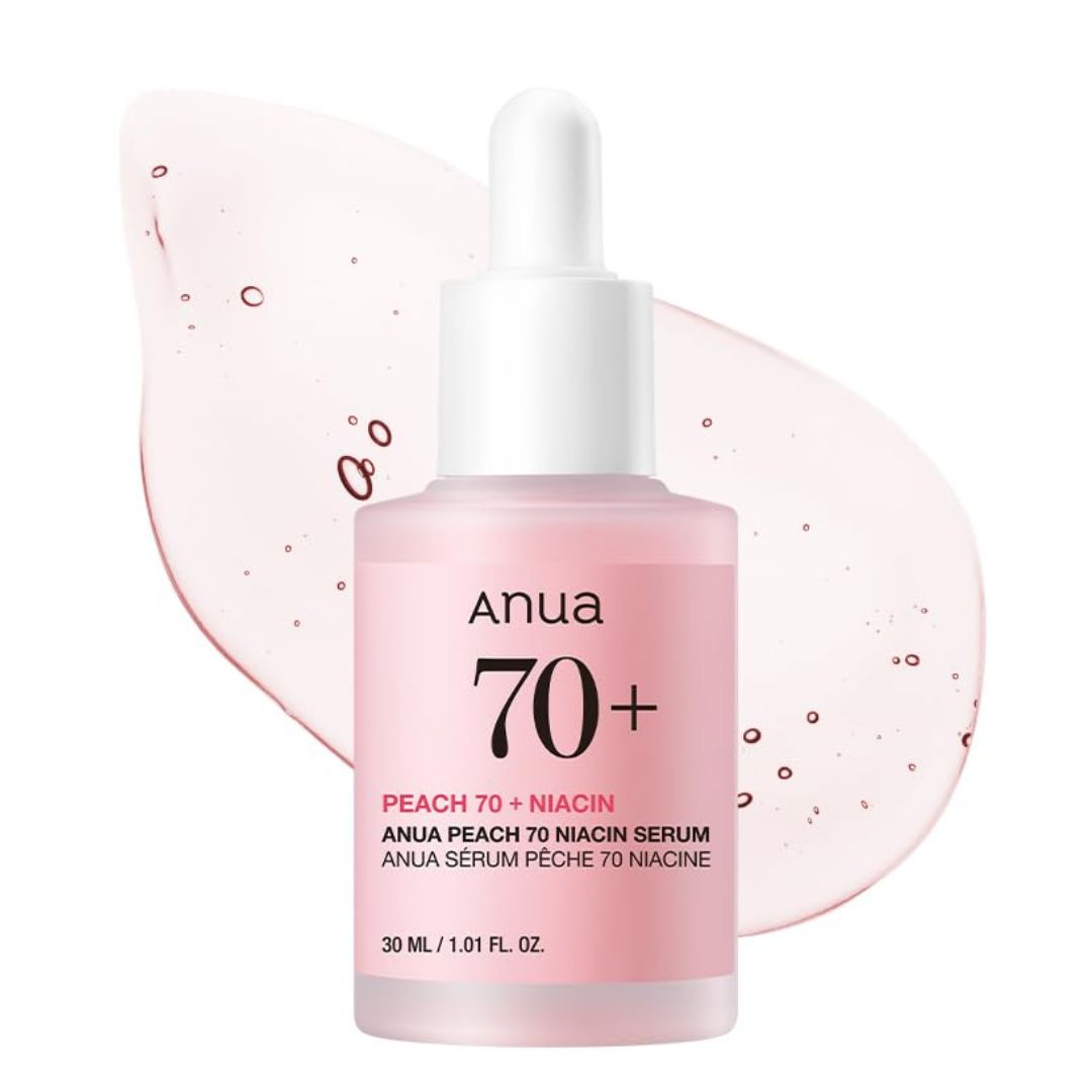 Anua Peach 70 Niacinamide Serum 30ml / brightening hydrating face serum/daily clean beauty (1.01 fl. oz.)