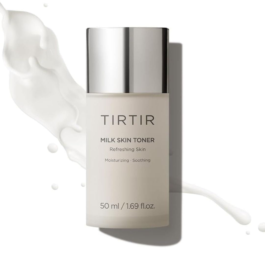 TIRTIR Milk Skin Rice Toner | Deep Moisturizing, Hydrating Toner for face | Niacinamide, Ceramide, Rice Bran Extract | Nature-Oriented Ingredients for Korean Skin Care | Vegan, (150 ml)