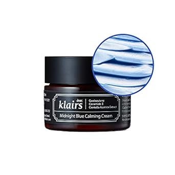 Klairs Midnight Blue Calming Cream, Night Calming Spot Cream, 30Ml, 1.01Ounce