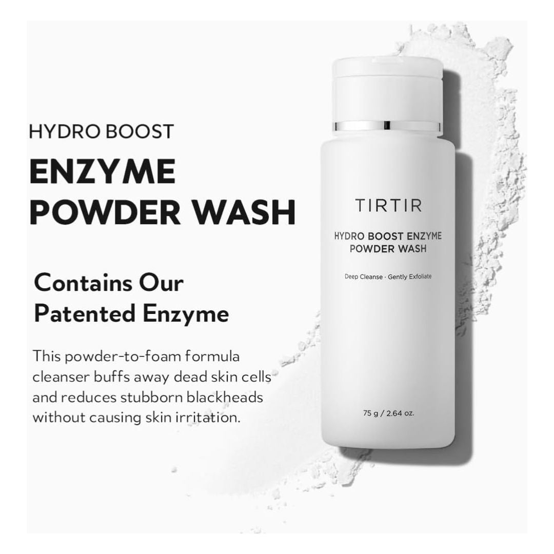 TIRTIR Hydro Boost Enzyme Cleansing Powder, 2.64 Oz