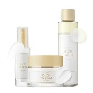 Rice Toner Serum Cream Set
