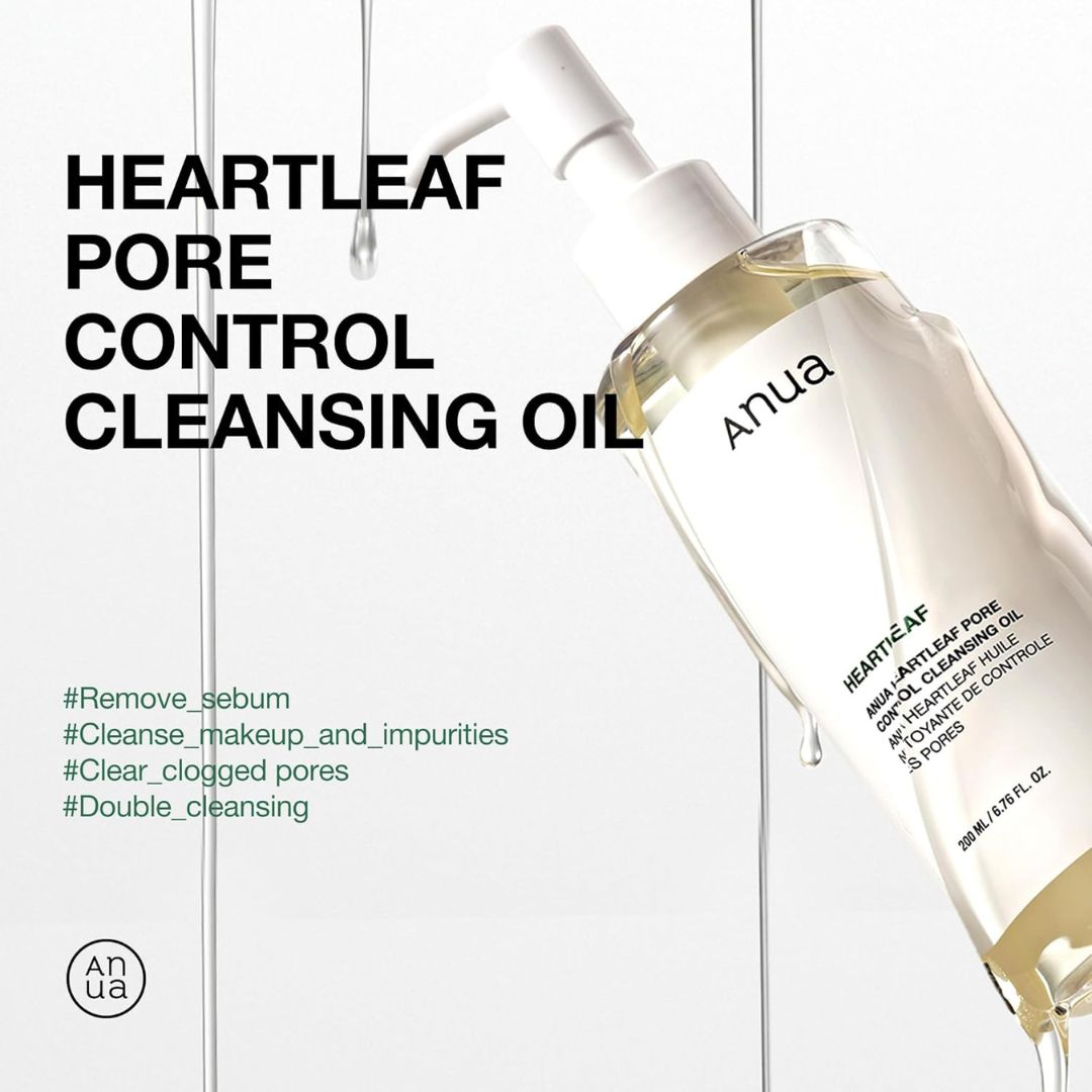 Anua Heartleaf Pore Control Cleansing Oil, 6.76 fl oz(200ml)