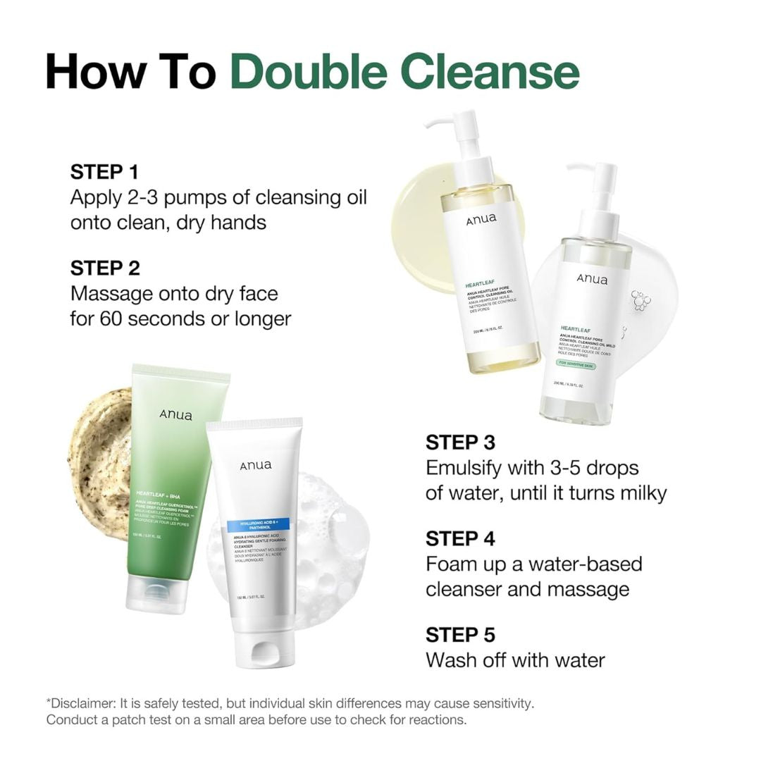 Anua Heartleaf Pore Control Cleansing Oil, 6.76 fl oz(200ml)