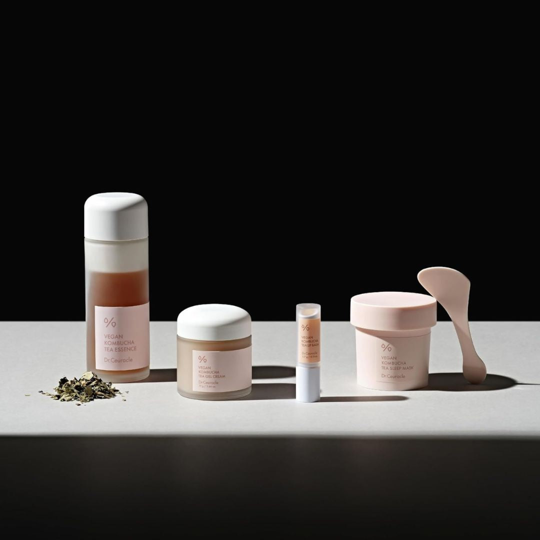 Dr.Ceuracle Vegan Kombucha Tea Essence - Hydrating Milky Toner with Kombucha Tea Extract, Centella Asiatica, Ceramide, Korean Skincare (150 ml / 5.07 fl. oz.)