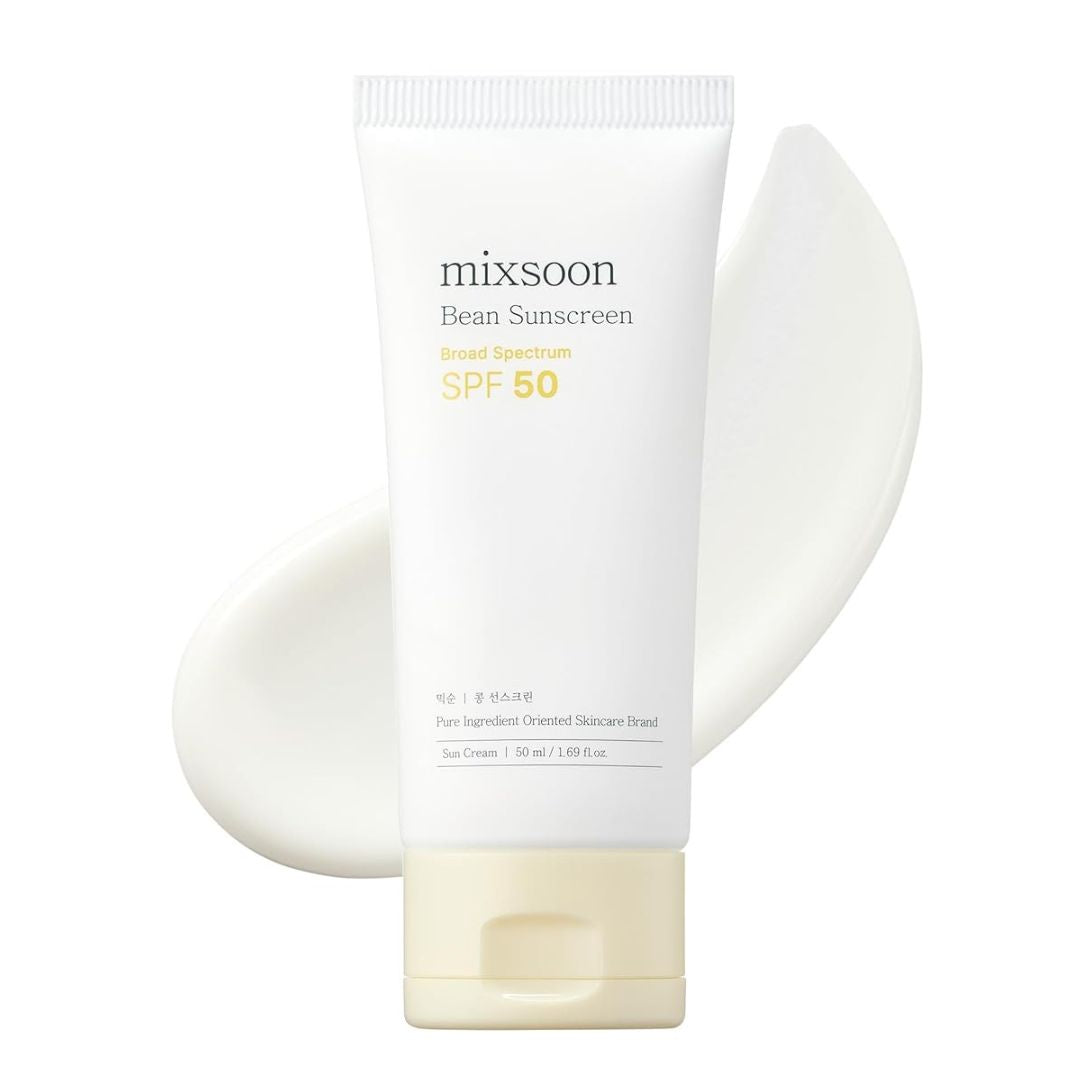 mixsoon Bean Sunscreen SPF 50 Airy Texture Type For Face Korean Skin Care 1.69 fl oz / 50ml