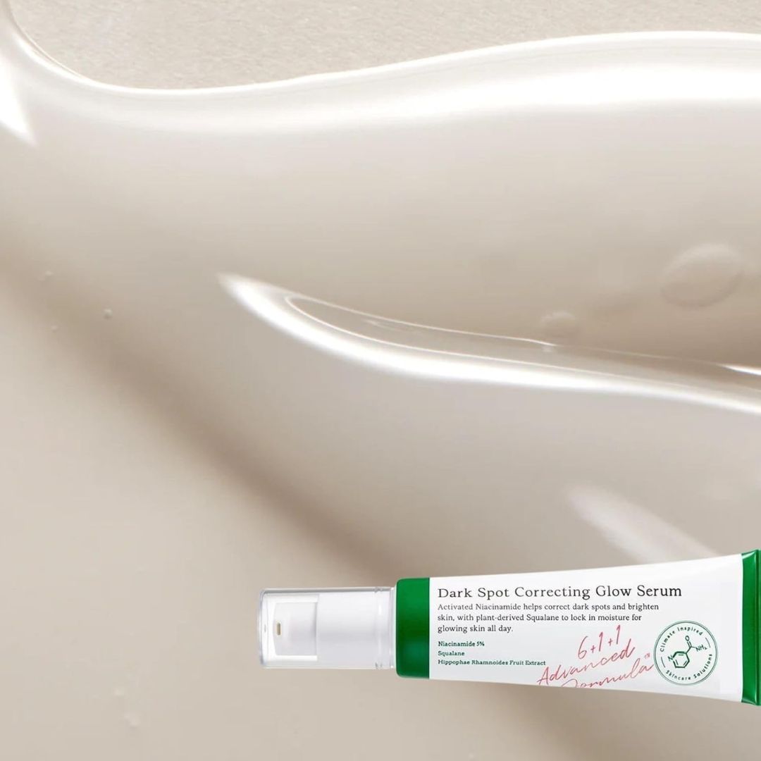 Dark Spot Correcting Glow Serum with 5% & Rice Bran | Firming & Moisturizing Face Serum for Uneven Skin Tone | Vegan & Cruelty-Free Korean Skin Care | 50ml / 1.69 fl. oz.