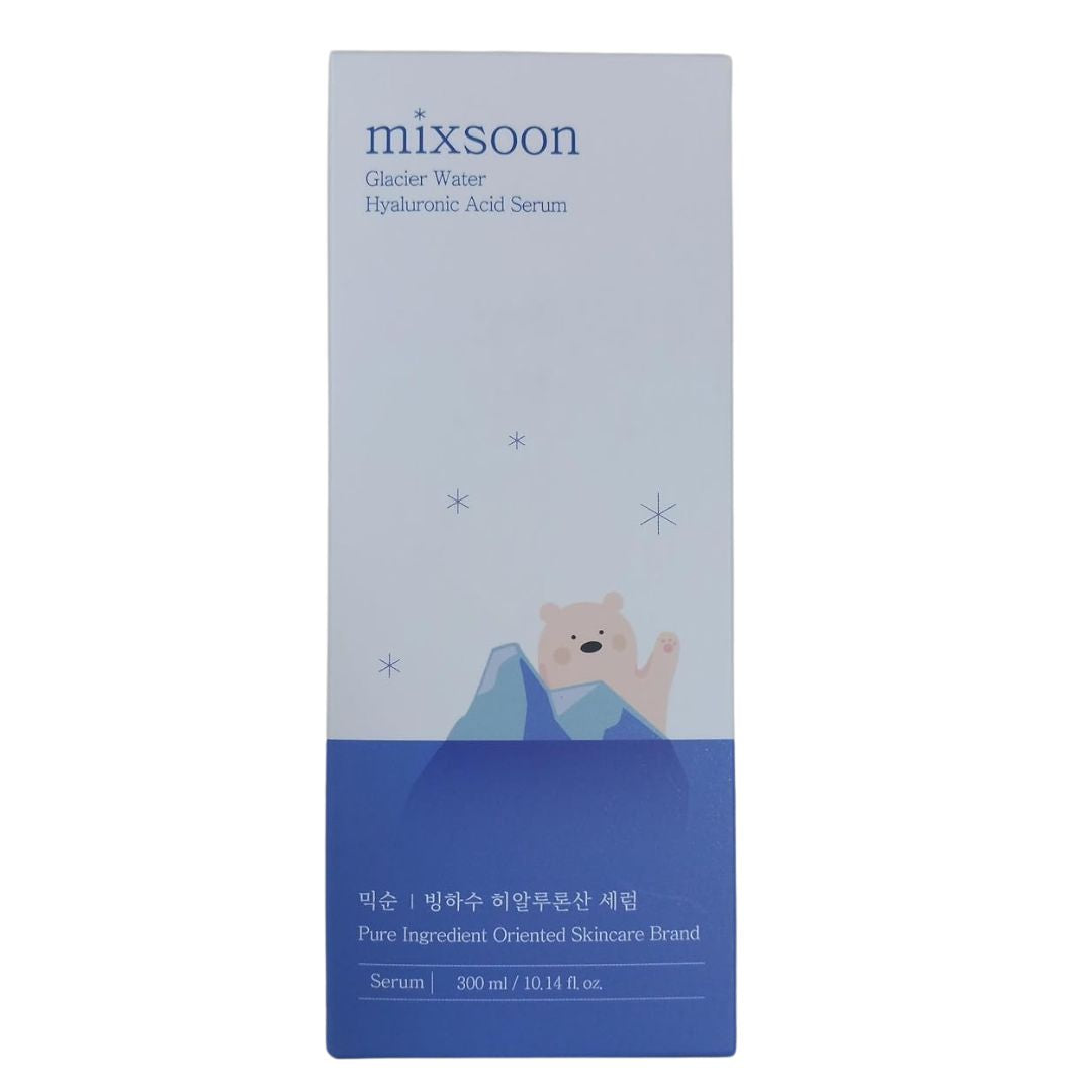 mixsoon Glacier Water Hyaluronic Acid Serum - Non-greasy Hydration Booster, Firming Facial Serum For Radiant, Dewy Skin - Korean Serum for Glass Skin (10.14 fl.oz / 300ml)