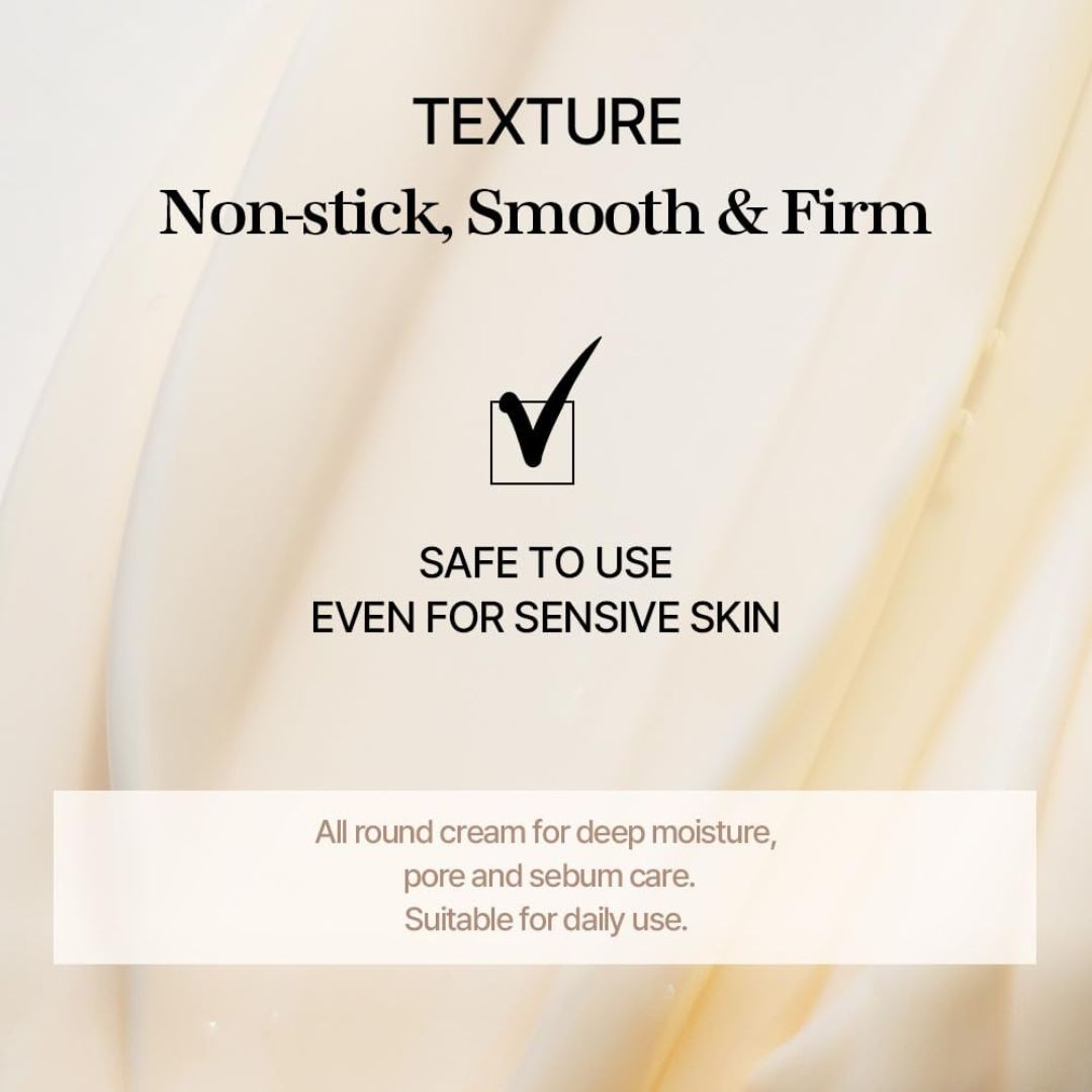 mixsoon Bean Cream - Intensive Moisture Face Cream For Smooth, Nourished Skin, Pore & Sebum Care - Korean Skincare For Glass Skin - Non-stick (1.69 fl.oz / 50ml)