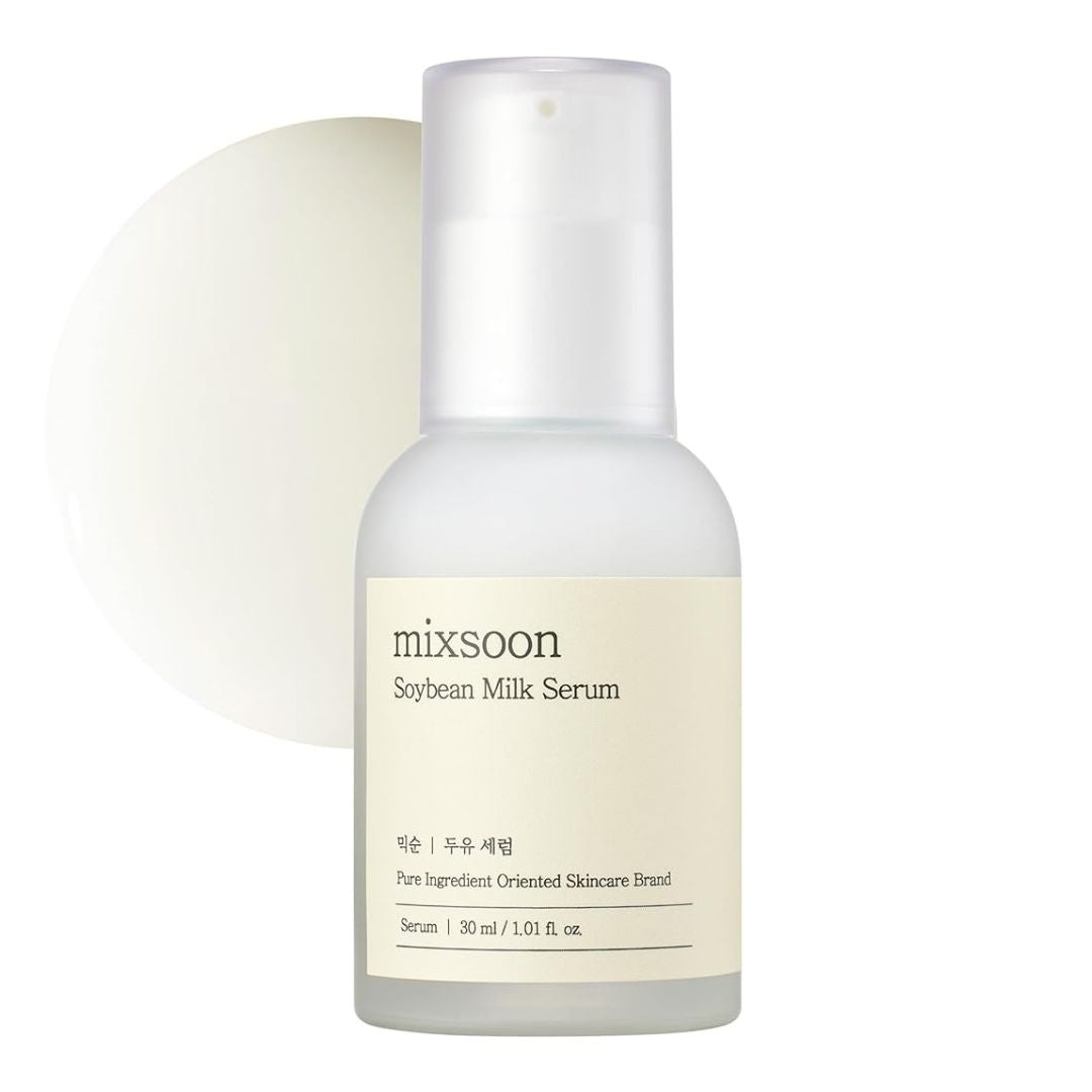 mixsoon Soybean Milk Serum - Bean Essence No.2 Nourishing Serum, Korean Skincare for Glass Skin - (1.01 fl.oz / 30ml)