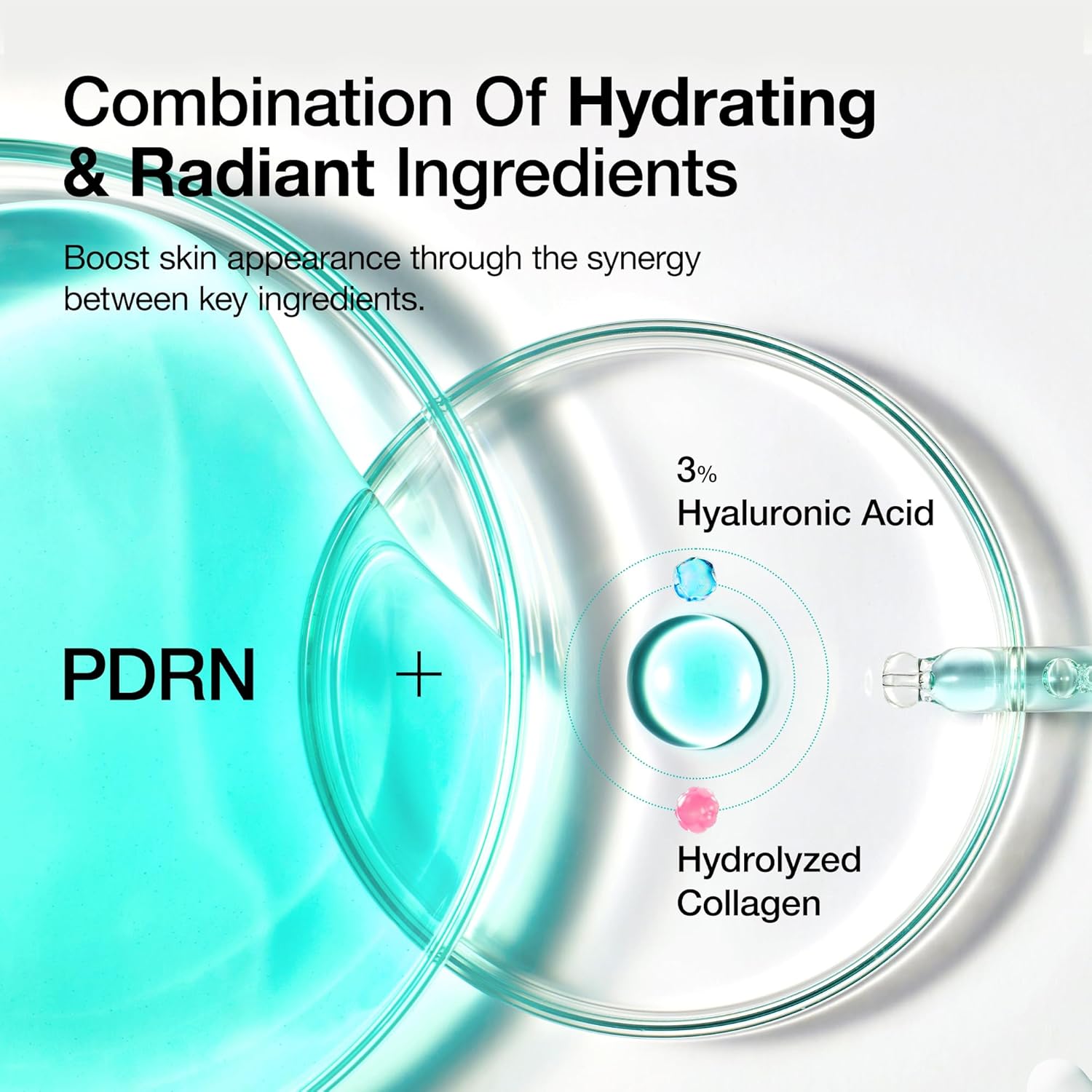 Anua PDRN Hyaluronic Acid Capsule 100 Serum, Radiant Face Serum, Salmon DNA, Hyaluronic Acid, Hydration, Moisture Plumping Effect, Lightweight, Glass Skin, Korean Skincare, 1.01 fl. oz